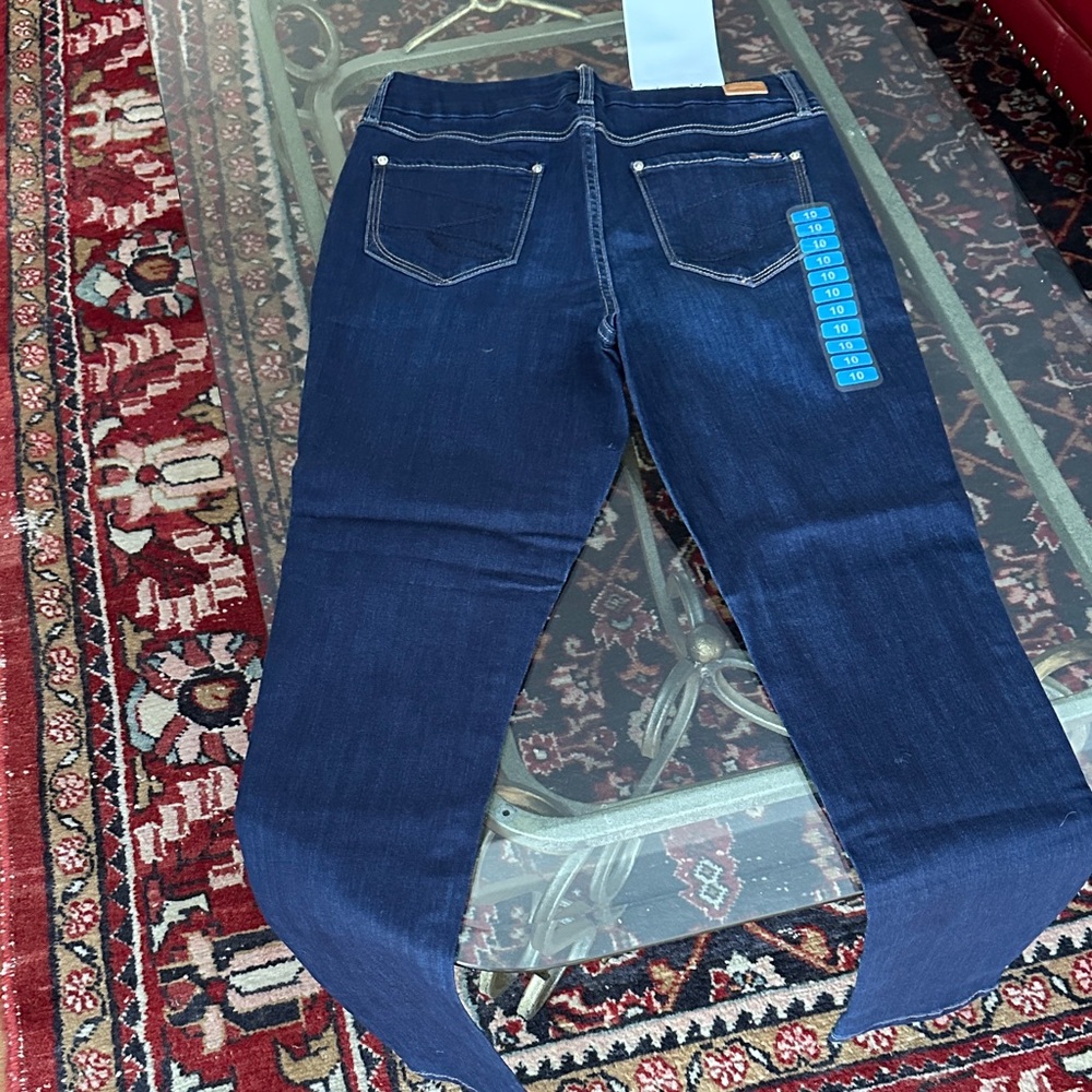 Seven7 Dark Blue Skinny Jeans
